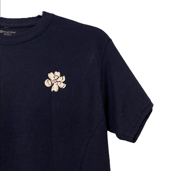 It’sa girl things tee navy blue size medium - Picture 2 of 3